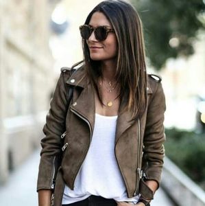 Zara Suede Biker Jacket